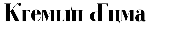 Kremlin Duma font preview